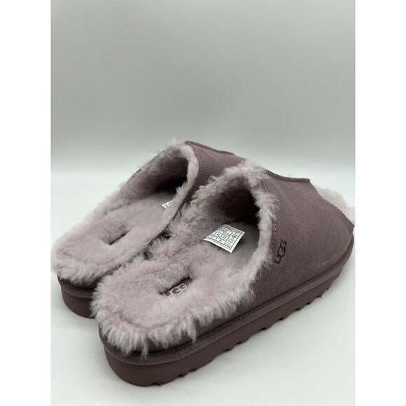 UGG Greenport Slide Sugarplum Purple Suede Slippers 1167610 Women's Size 9. - Picture 6 of 16